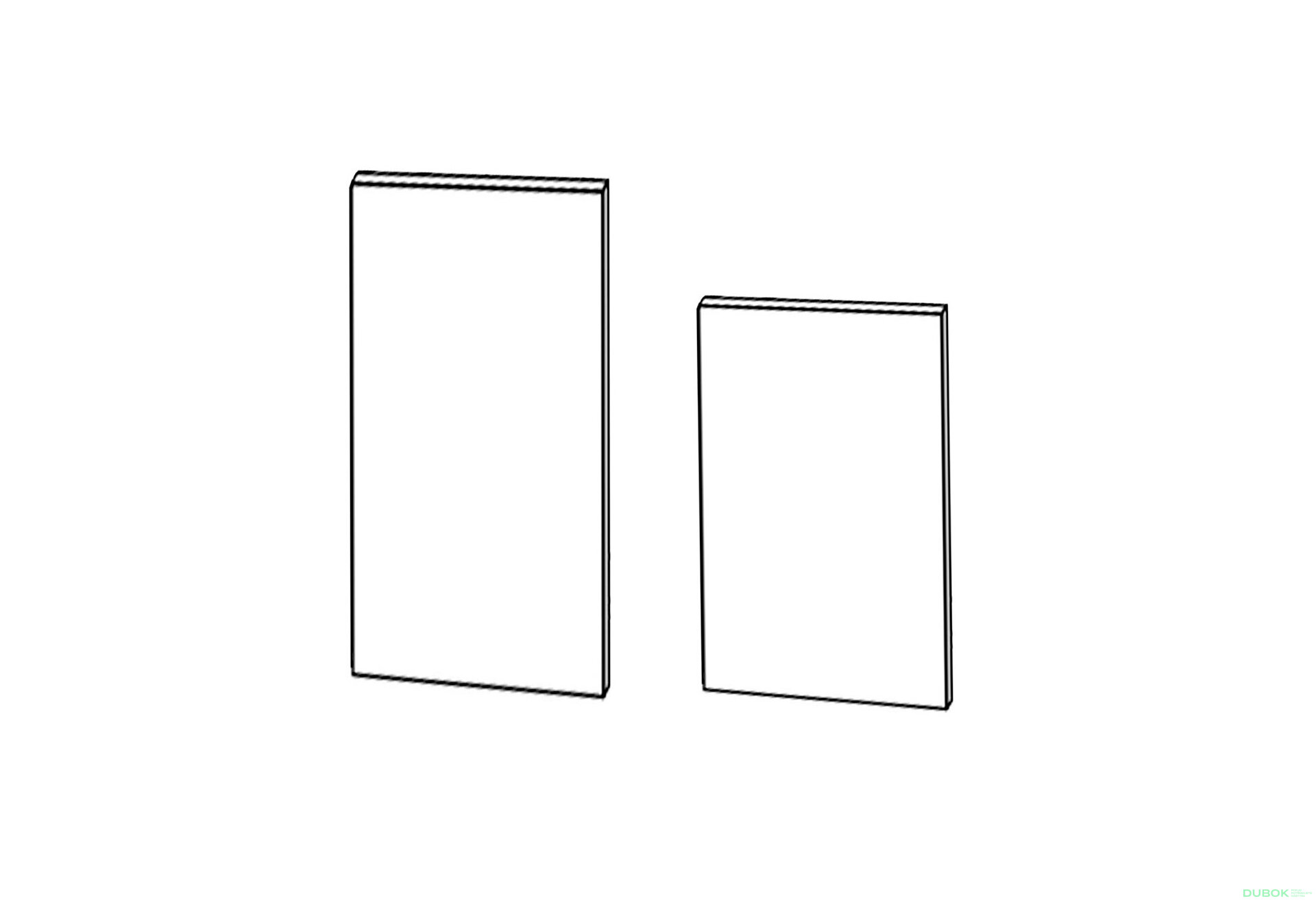 Obrázek 1 - Fasád Skříň 60PХ Chladnička 2320mm Glory