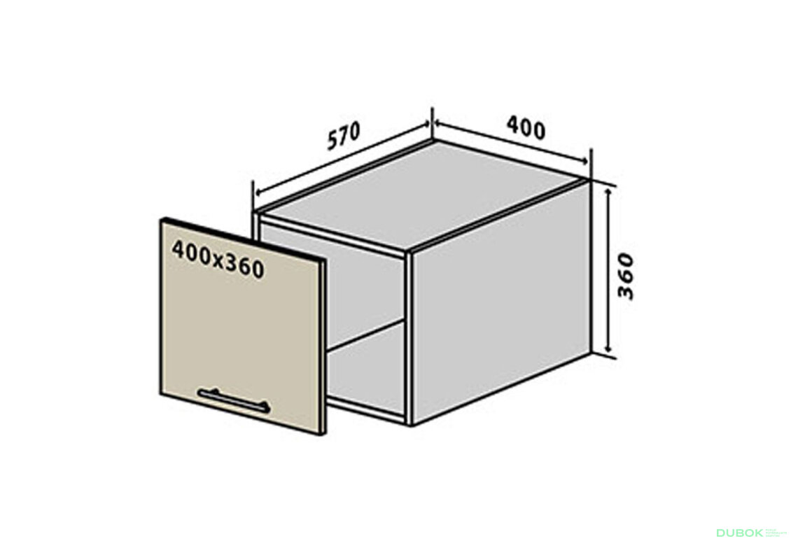 V65 Skříňka 40 Flat