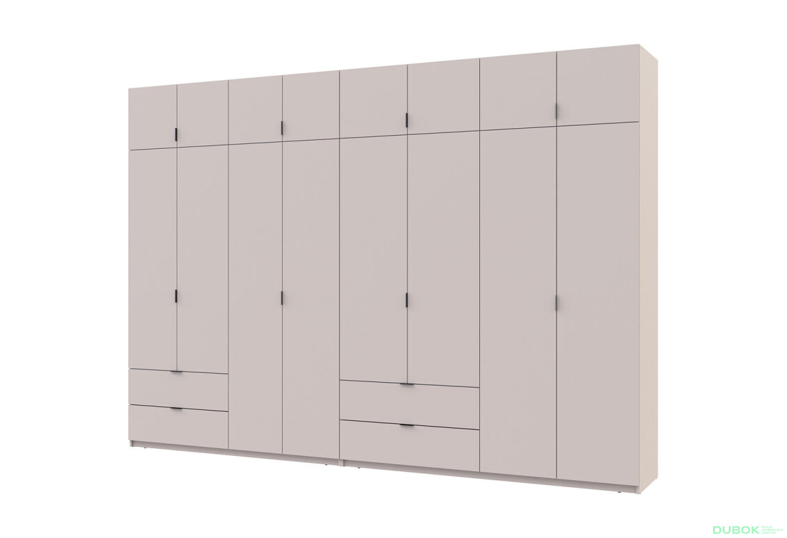 Skříň Lukas 4+4 DT 340 kašmír