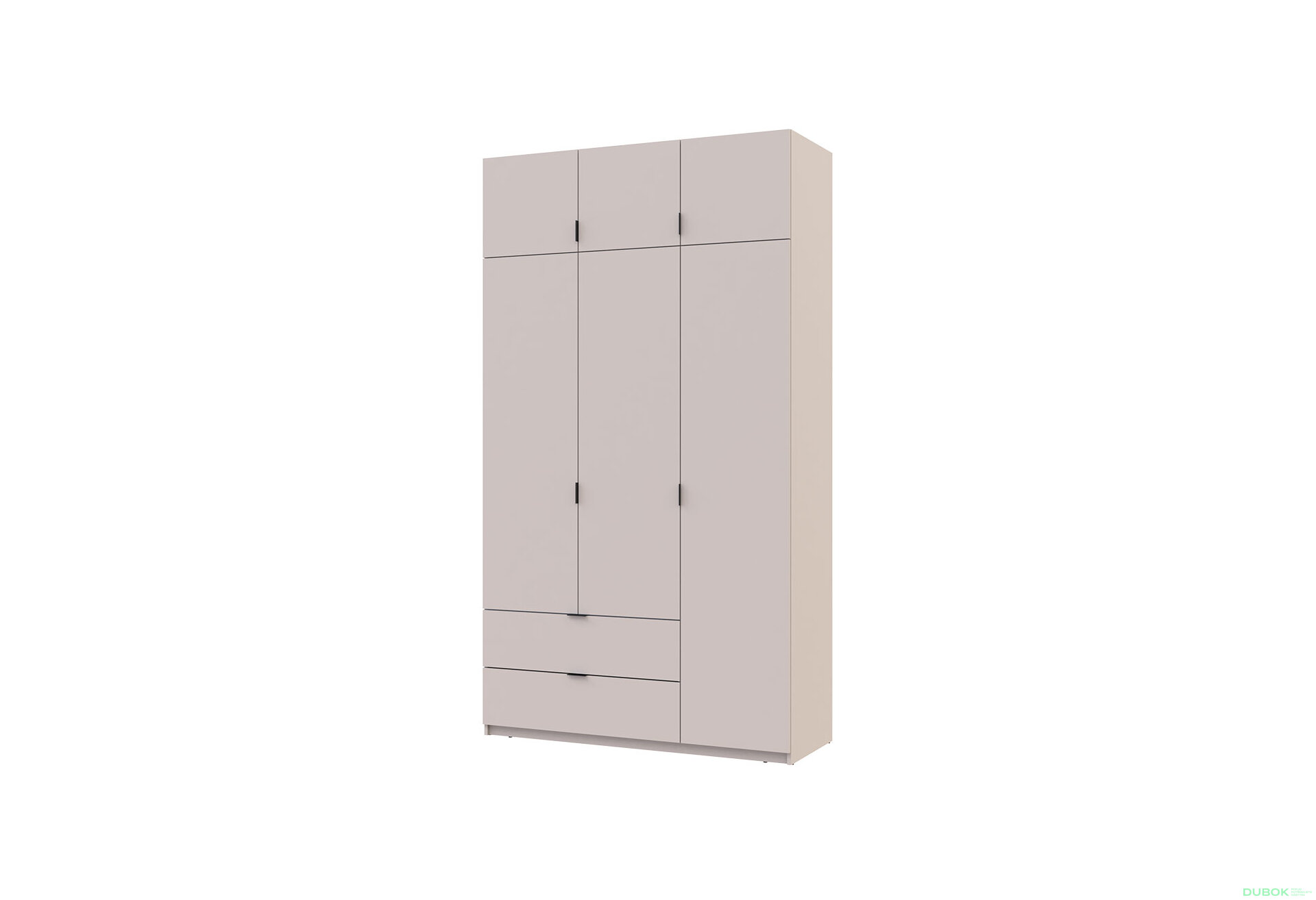 Obrázek 11133 - Skříň Lukas 3+3 DT 255 kašmír