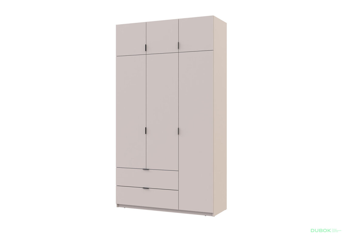 Obrázek 11133 - Skříň Lukas 3+3 DT 255 kašmír