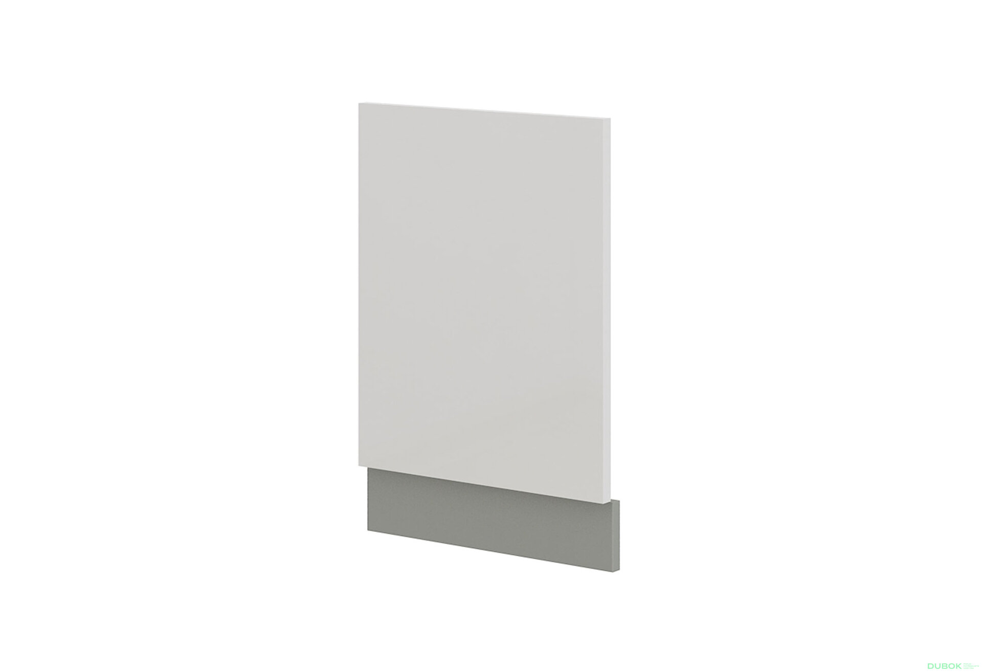Obrázek 1 - ZM 570x446 dvířka Bianca šedý platinový / bílý lesk