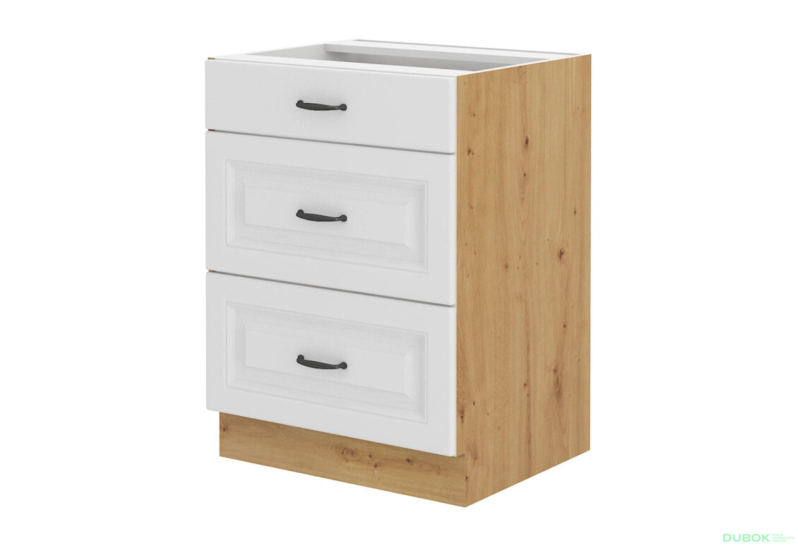 Obrázek 4227 - Kuchyňská sestava 2.6 m Stilo dub artisan / bílý