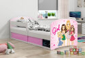 Obrázek 2 - Postel Luki 1 bílé Girls 80x160 cm s roštem, matrací