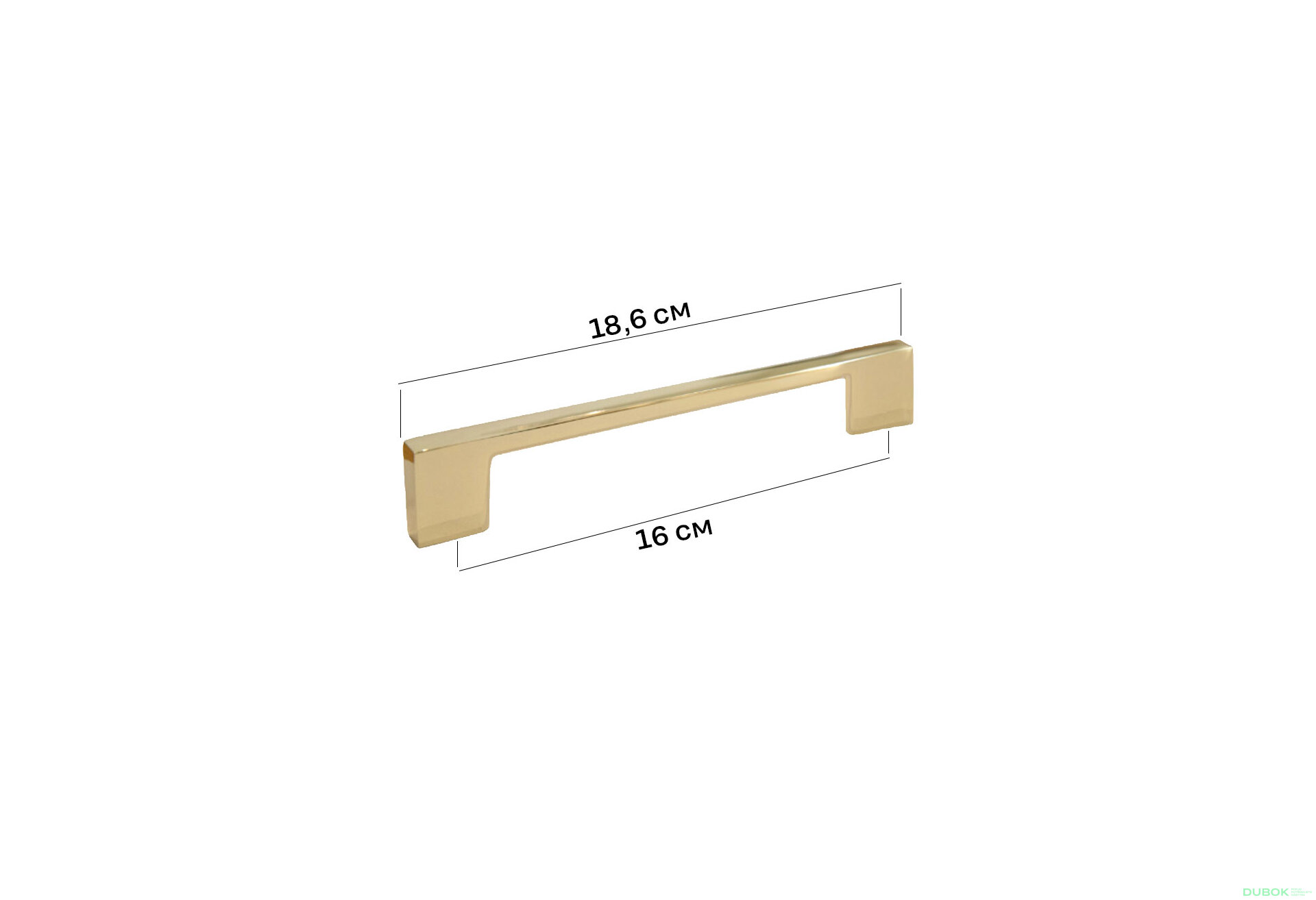 Obrázek 3 - Rukojeť kovová SS-160mm HL-25-GL/GG Zlatý lesk