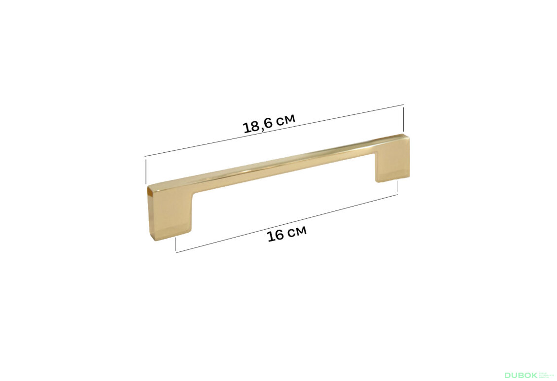 Obrázek 3 - Rukojeť kovová SS-160mm HL-25-GL/GG Zlatý lesk
