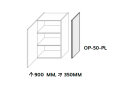 Obrázek 3 - Kuchyňské panely Leo Boční panel horní 900mm