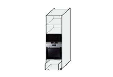 Obrázek Korpus Penál 60PDM 1šx Trouba+Mikrovlnka Pro Blum+Hettich 2140mm