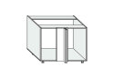Obrázek 1 - Korpus KutN 90° 1dv 1050x650 Pro Blum 820mm