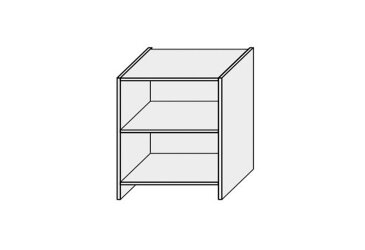 Obrázek Korpus 60V 1dveře Pod digestoř teleskop Pro Blum 690mm