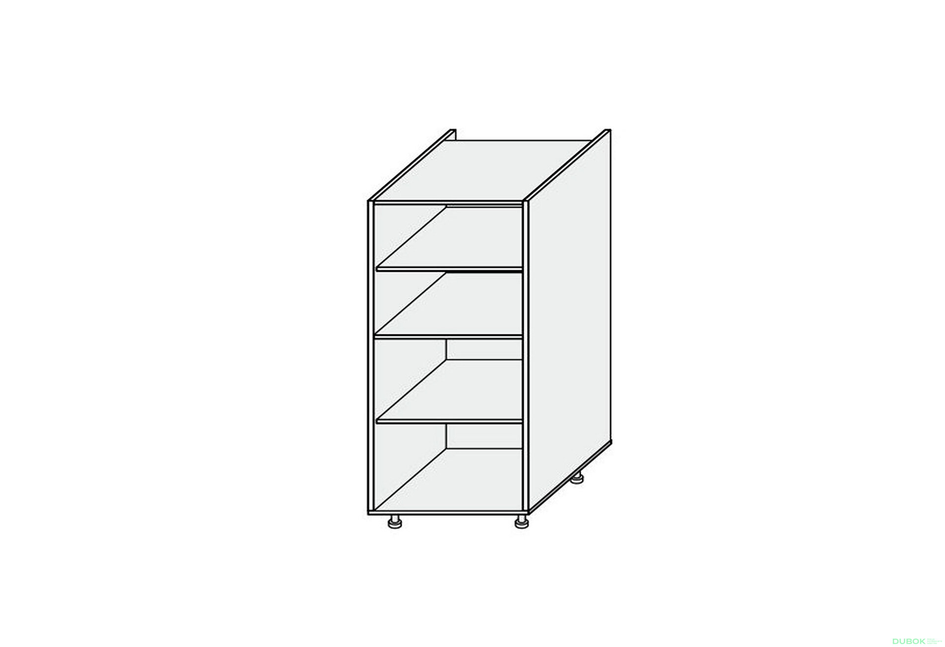 Obrázek 1 - Korpus Penál 60P 1420mm