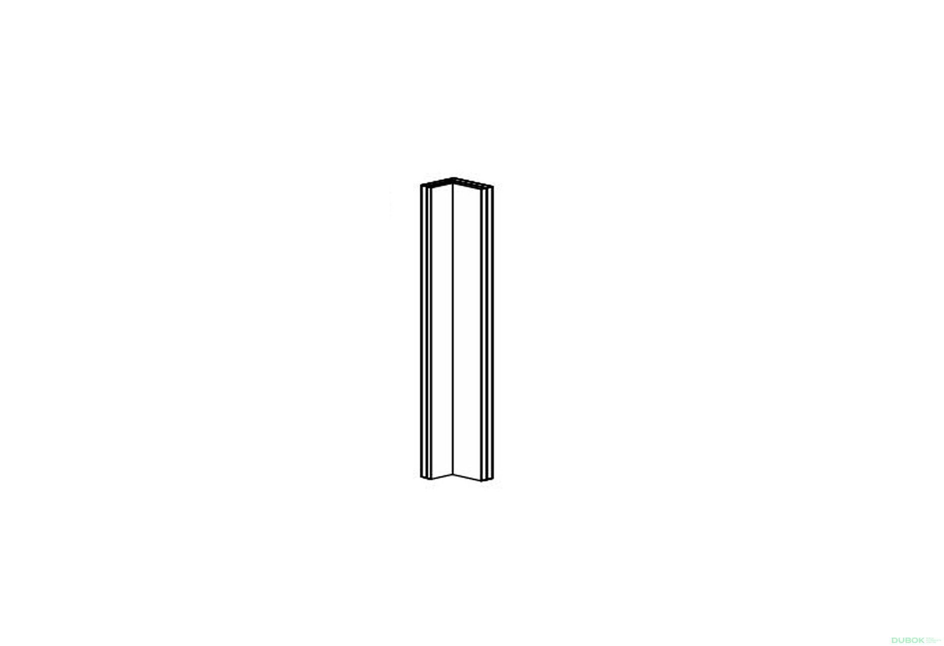 Obrázek 1 - Korpus Roh N 90° Klamání 650x650 820mm