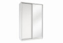 Obrázek 1 - Skříň s posuvnými dveřmi 1400x2200x600 1LTD 1 Zrcadlo nymphea alba, profil stříbrný