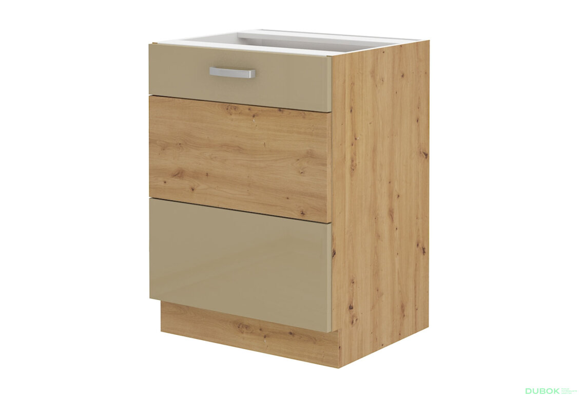 Obrázek 5450 - Kuchyňská sestava 1.2+2.4 m Artisan / cappuccino lesk