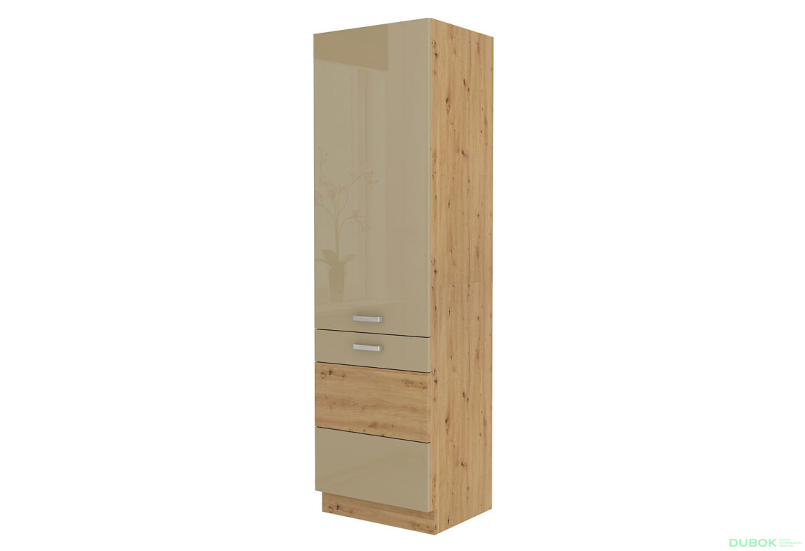 Obrázek 5453 - Kuchyňská sestava 1.2+2.4 m Artisan / cappuccino lesk