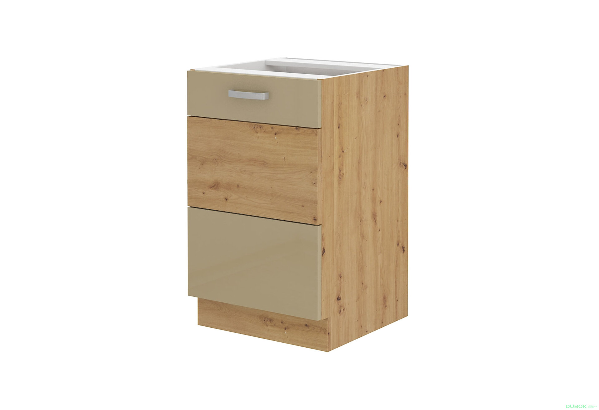 Obrázek 5476 - Kuchyňská sestava 2.85x1.7 m Artisan / cappuccino lesk
