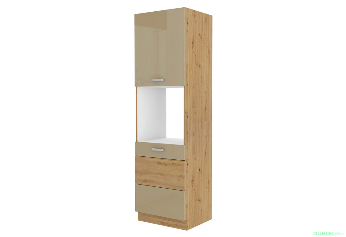 Obrázek 5478 - Kuchyňská sestava 1.2+2.4 m Artisan / cappuccino lesk