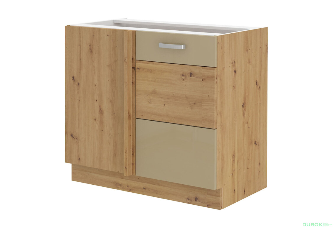 Obrázek 5481 - Kuchyňská sestava 2.85x1.7 m Artisan / cappuccino lesk