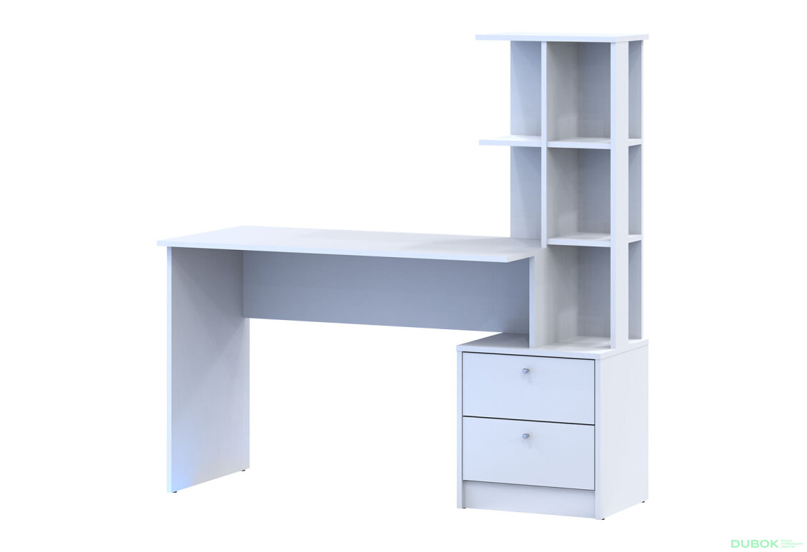 Psací stůl T7 bílý 136x55x138