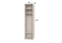 Obrázek 2 - Korpus modul 1 (h-2400*800) kašmír Space