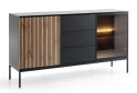 Obrázek 4 - Komoda KSZ154 1 pkt Led Sento černý / dub wotan