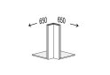 Obrázek 1 - Korpus Roh 90° Antresol Klam 360mm
