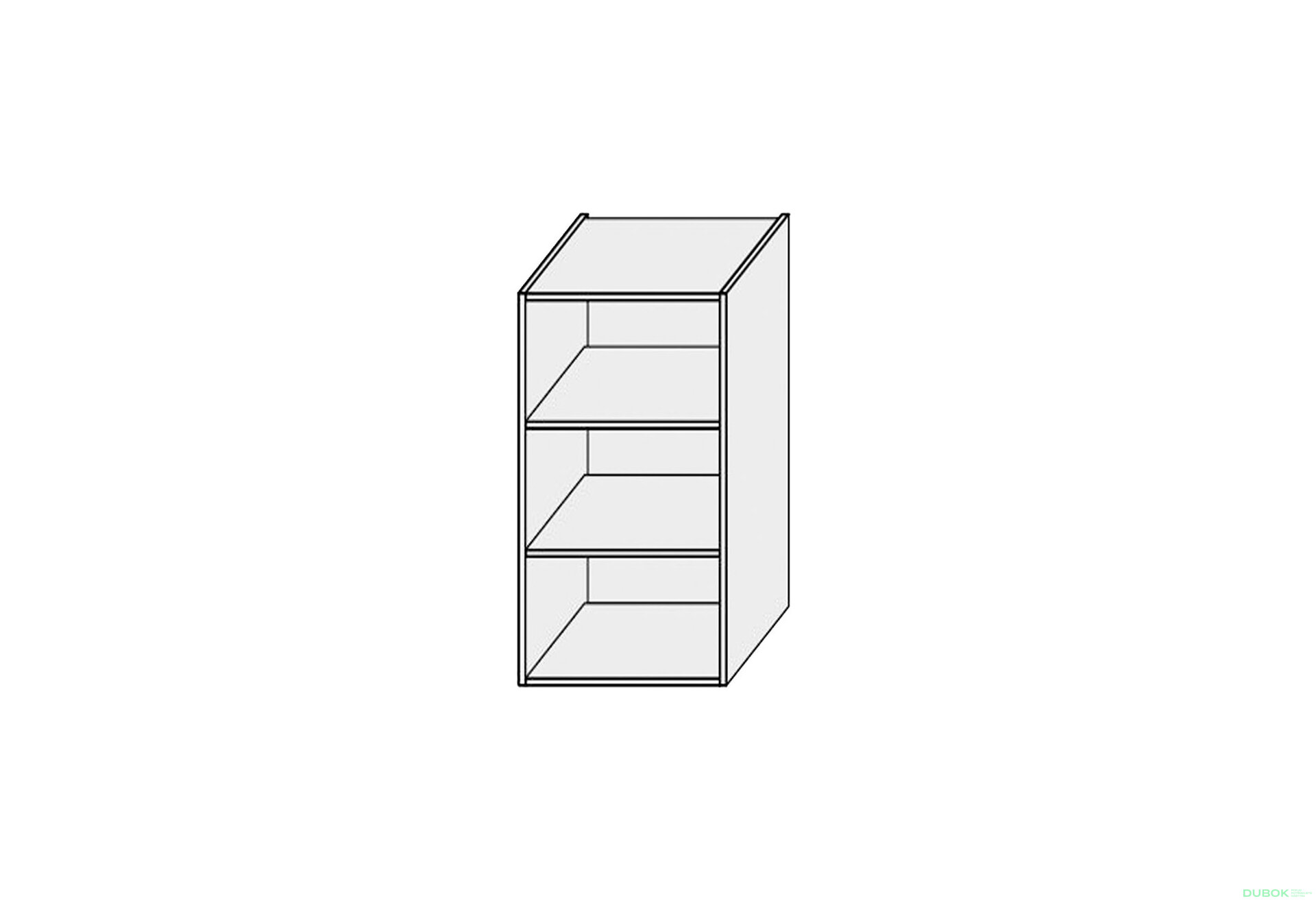Obrázek 1 - Korpus 20V 1dveřová 720mm