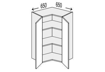 Obrázek Vrchní roh V 90°/900 2dv