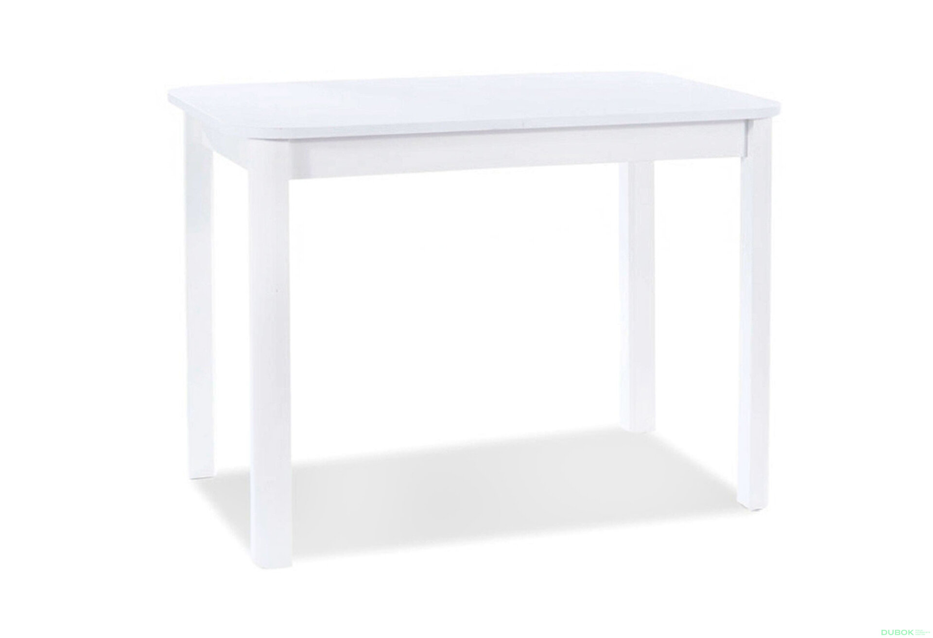 Obrázek 2 - Stůl Diego I 105x65 bílý mat MDF / dřevo