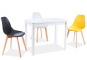 Obrázek 3 - Stůl Diego I 105x65 bílý mat MDF / dřevo