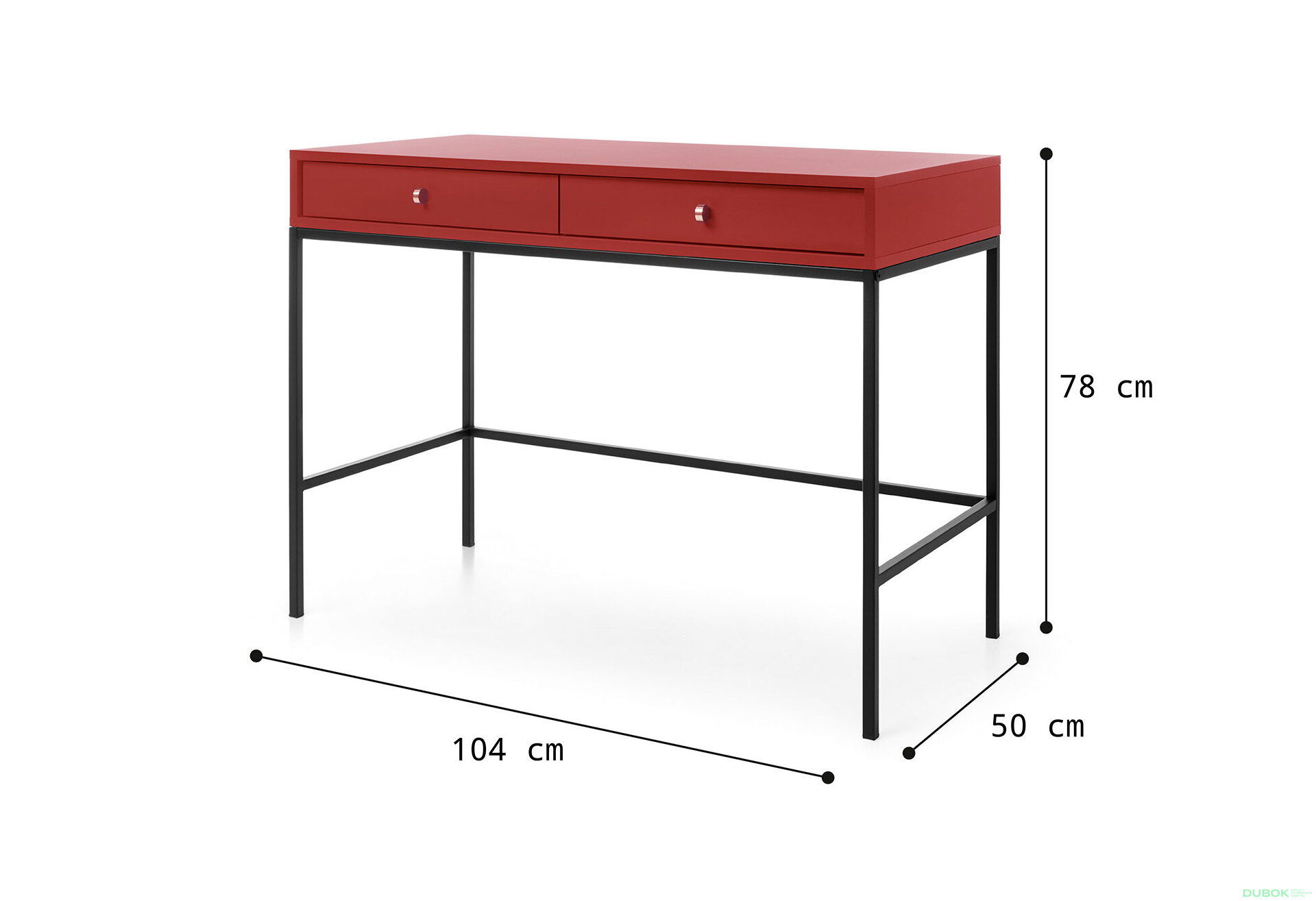 Obrázek 5 - Toaletní stolek MT104 Mono bordo