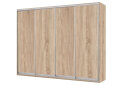 Obrázek 1 - Skříň 4D 2700x2400x600, 4 DTD, Světlý dub sonoma