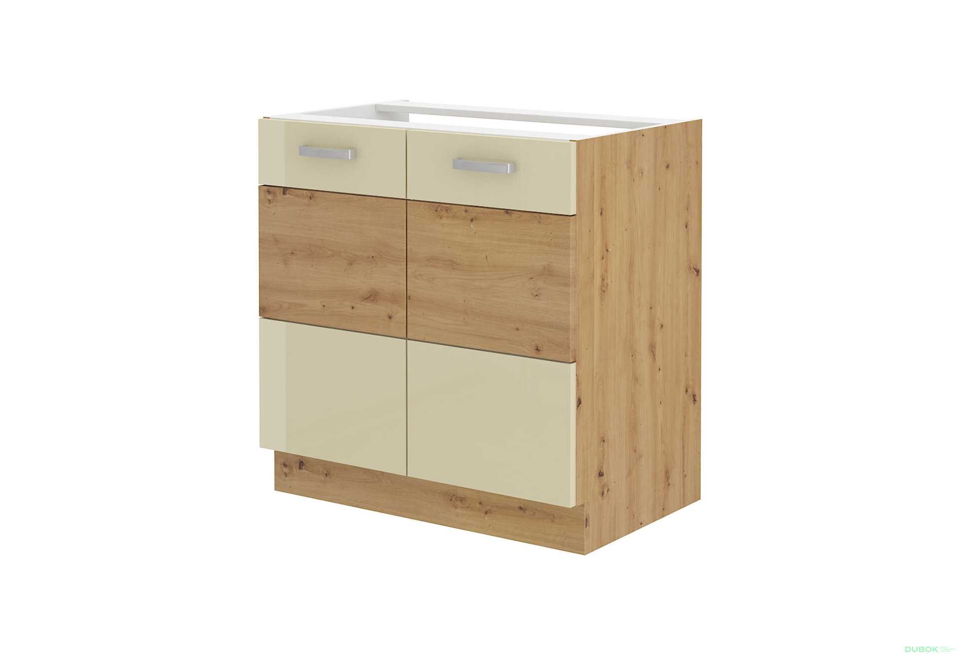 Obrázek 1 - 80 ZL 2F BB kuchyňský dřez Artisan / krém lesk