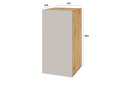 Obrázek 4 - Komoda 1D 40 cm dub apalačský / kašmír Space