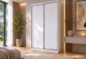 Obrázek 3 - Skříň s posuvnými dveřmi 1500x2200x600 2LTD Nymphea Alba, profil stříbrný
