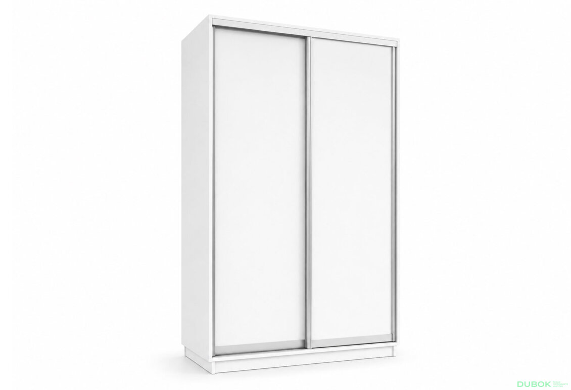 Skříň s posuvnými dveřmi 1500x2200x600 2LTD Nymphea Alba, profil stříbrný