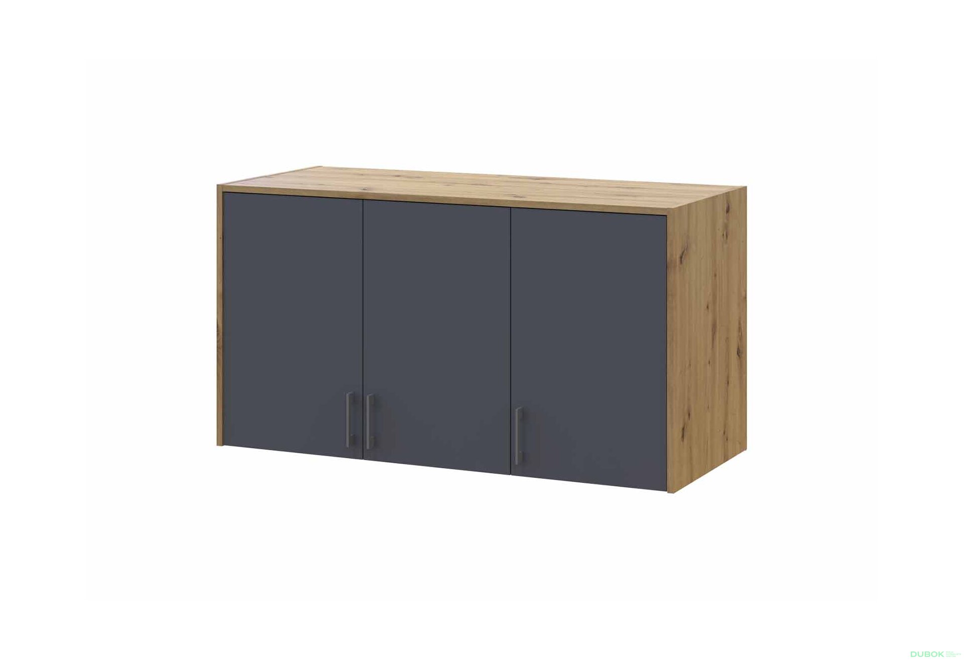 Obrázek 1 - Nástavba Rondi 3 dřevotříska 121x52x65 dub artisan / grafit