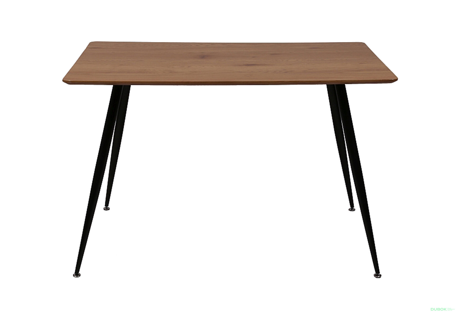Obrázek 3 - Stůl Remus 120x80 ořech / kov černý matný