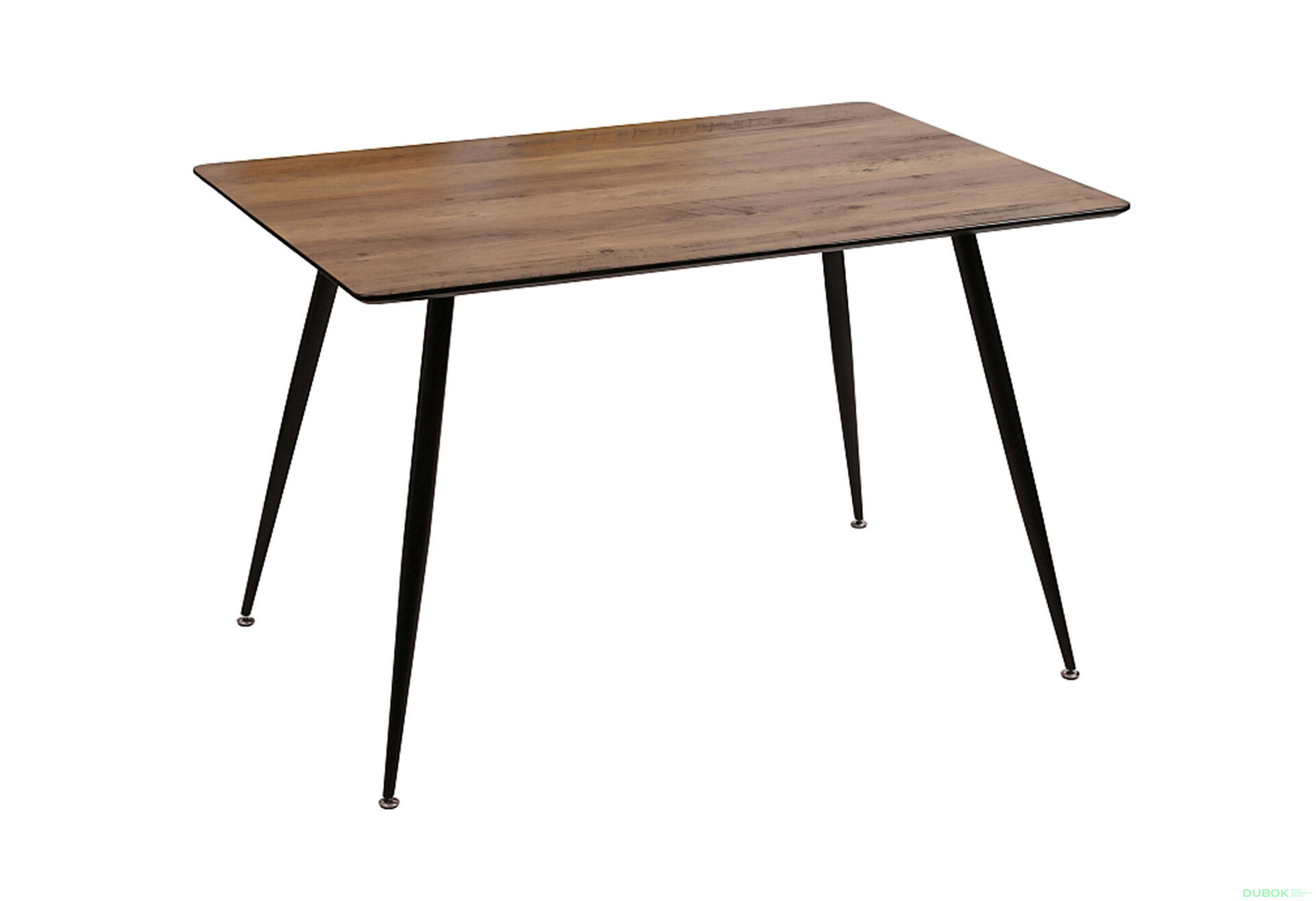 Obrázek 5 - Stůl Remus 120x80 ořech / kov černý matný
