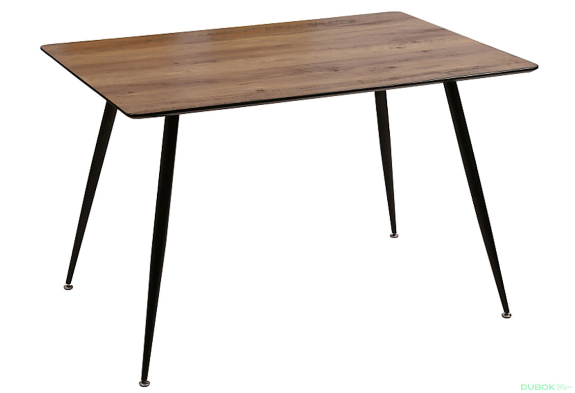 Obrázek 5 - Stůl Remus 120x80 ořech / kov černý matný