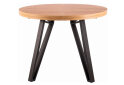 Obrázek 2 - Stůl Galaxy 100(168)x100 MDF dub artisan / kov černý matný