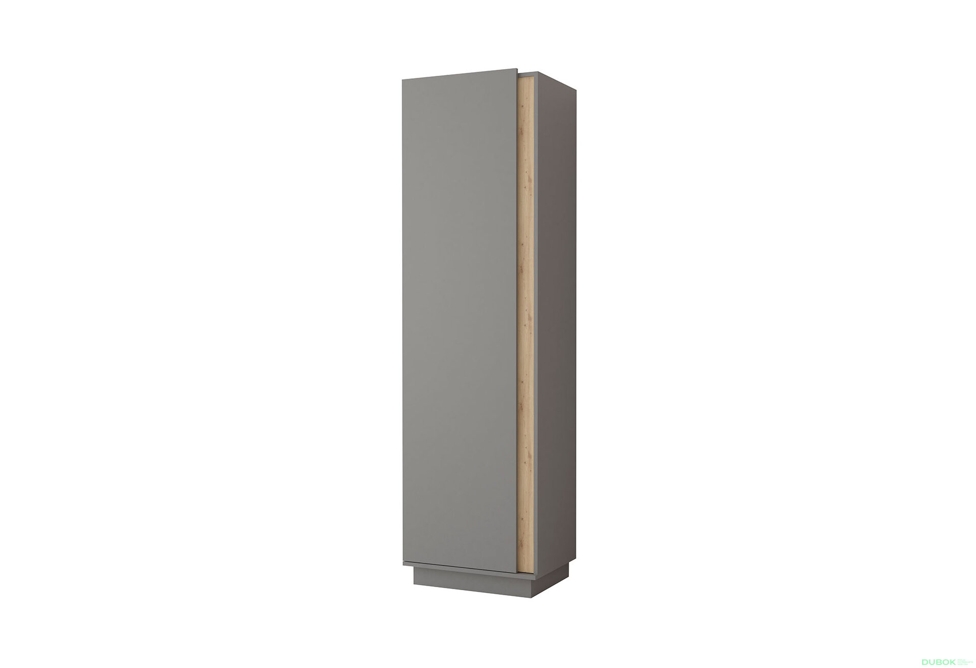 Obrázek 1 - Szafa 0,5 Grey šedá, artisan / šedá Idczak meble