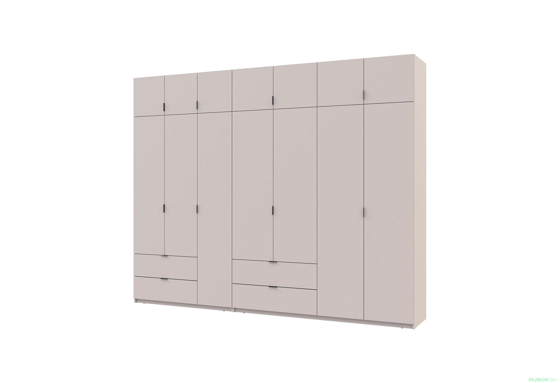 Obrázek 1 - Skříň Lukas 3+4 DT 300 kašmír