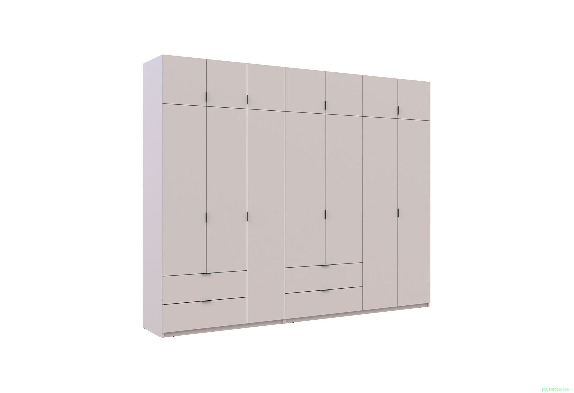 Obrázek 4 - Skříň Lukas 3+4 DT 300 kašmír