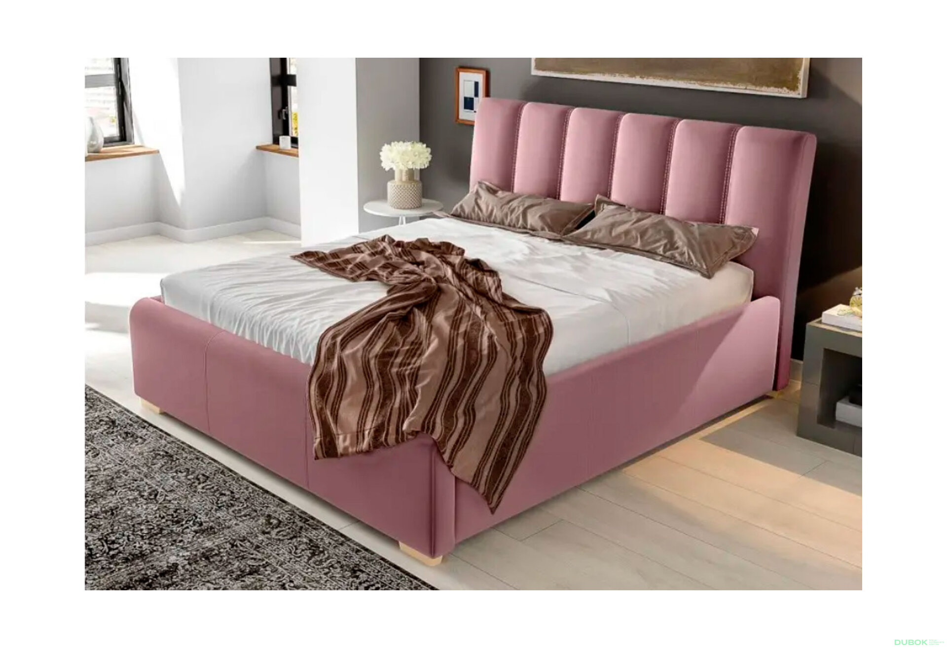 Obrázek 2 - Postel Everest 180x200 Matt Velvet 63 Davis G4 Buk