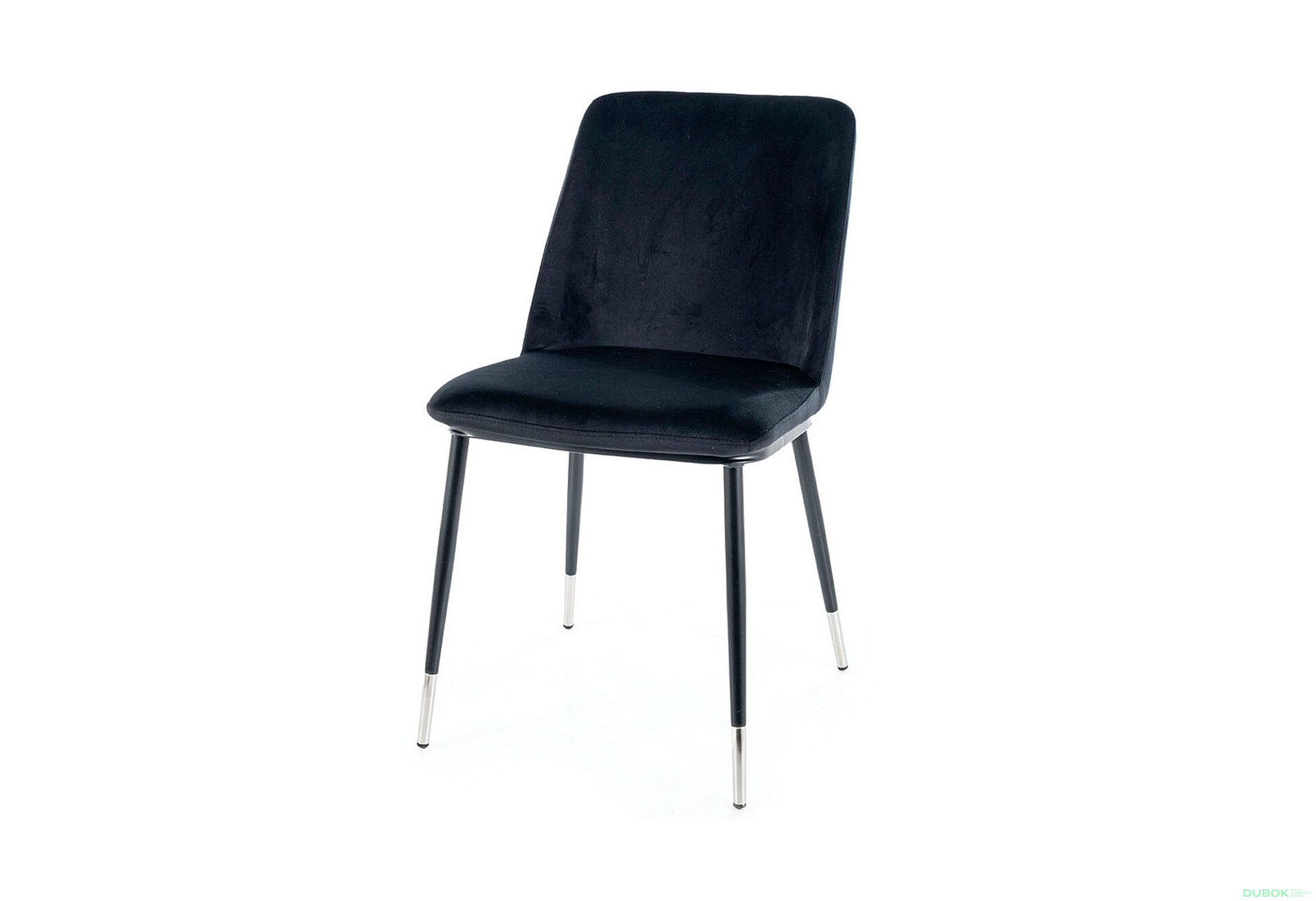 Obrázek 1 - Židle Jill Velvet černý Bluvel 19, kov černá / chrome
