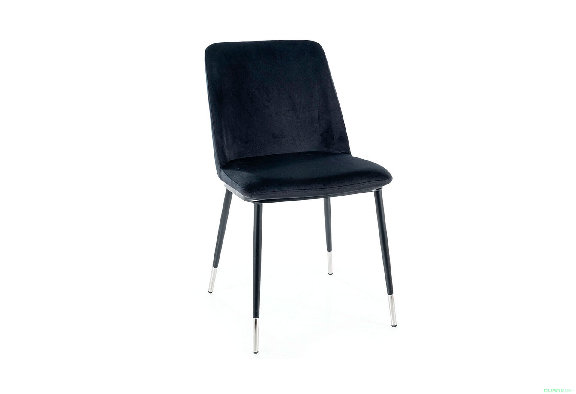 Obrázek 2 - Židle Jill Velvet černý Bluvel 19, kov černá / chrome