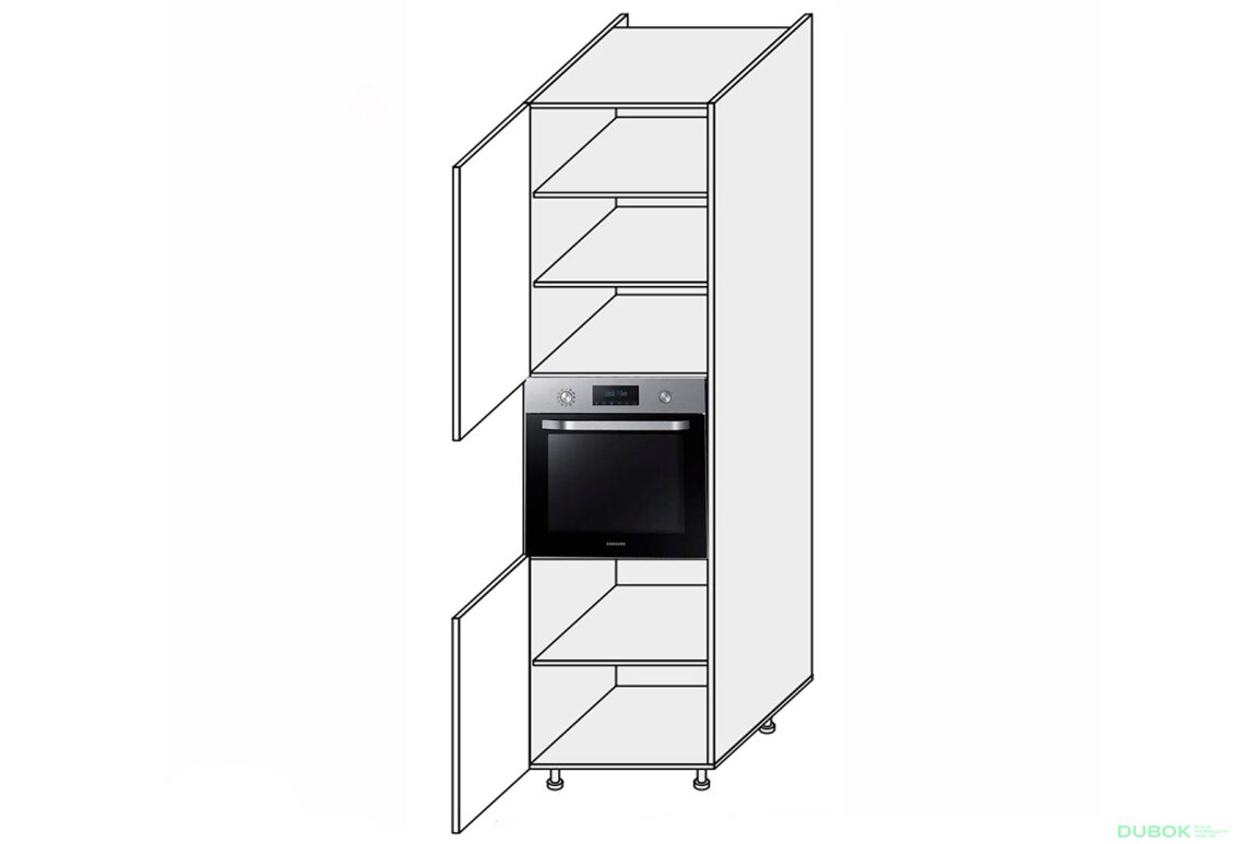 Skříňka 60PД/2320 trouba Leo