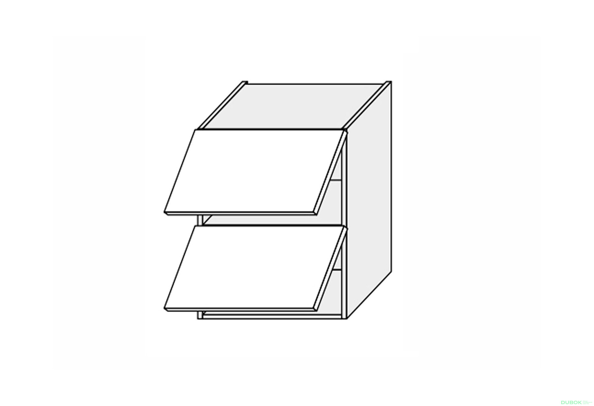Obrázek 1 - Vrchní 60V/720 2dv plynový zvedák Millenium