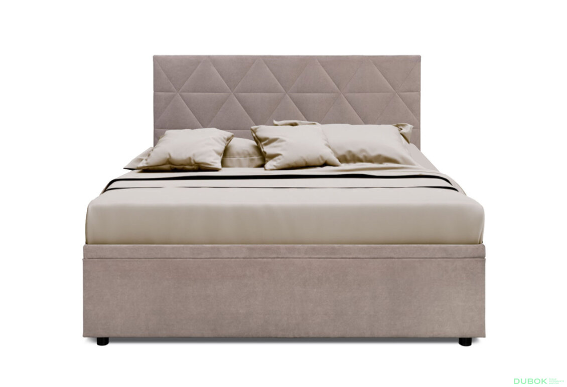 Obrázek 3 - Postel Fro Caro 140x200 s roštem, úložným prostorem Mono 233, béž